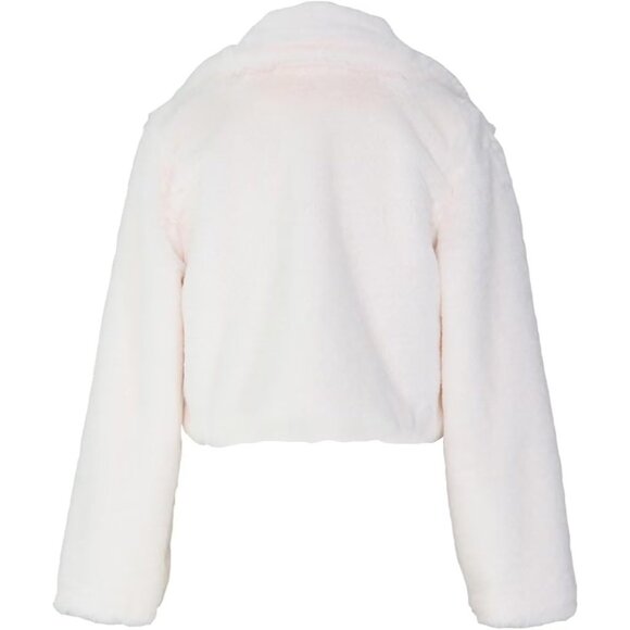 Ladies Fur Coats Fur Coat - A Stylish Winter Essential Faux Fur Cardigan Short J - Picture 5 of 7